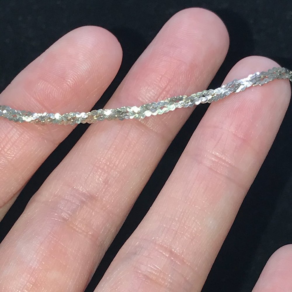 18" 2.5 mm Braided Serpentine Necklace